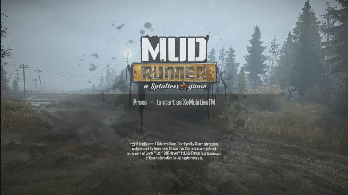 MudRunner on PS4 — online restored on XeMoNet