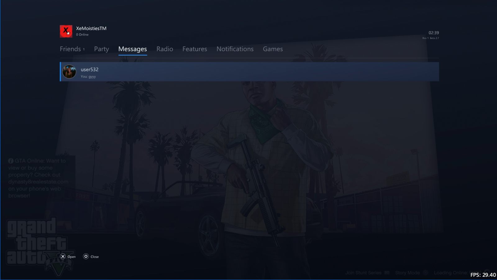 XeMoNet PSN encrypted direct messages